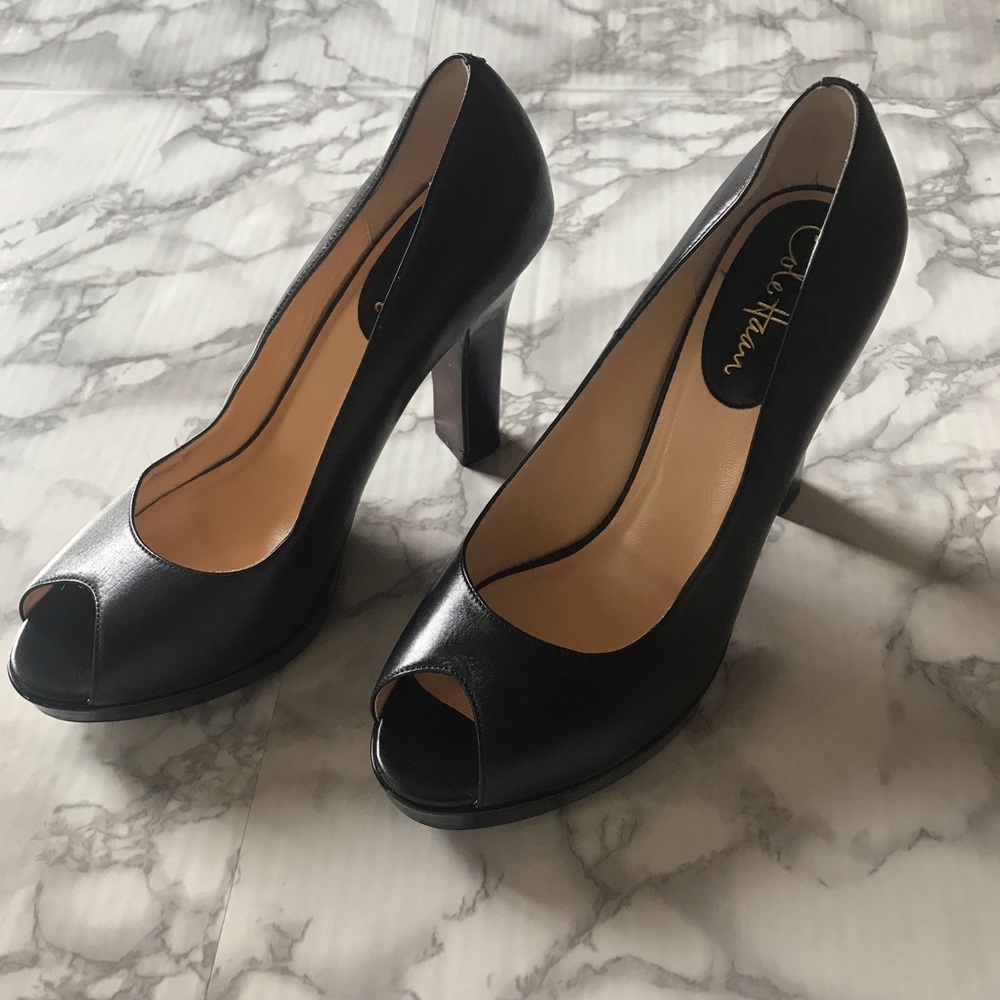 Cole Haan Peep Toe Heels